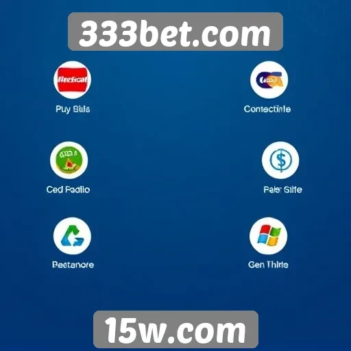 Métodos de pagamento aceitos no 333bet.com